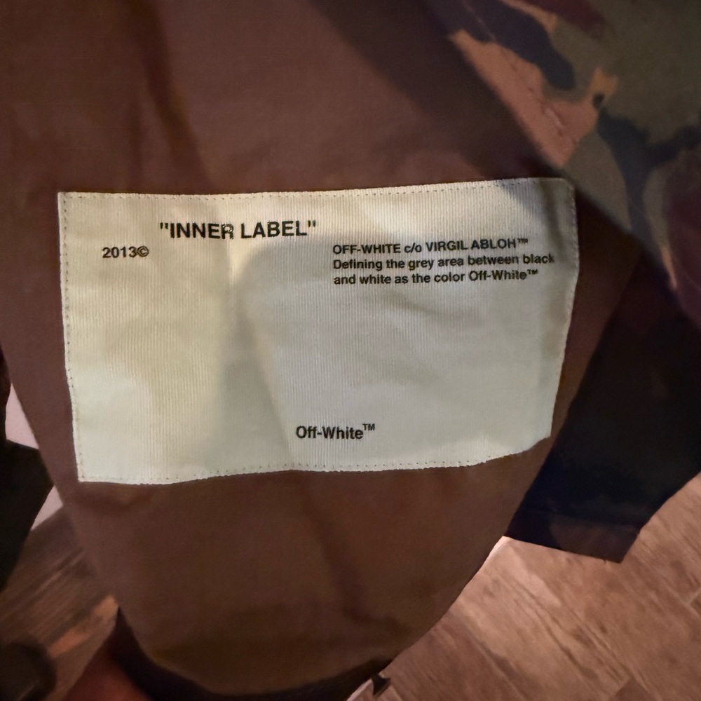 Off-White Multicolor Camouflage Jacket - image 3